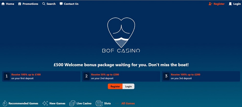 Bof casino